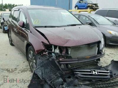 2014 Honda ODYSSEY Odyssey TO, purple — VIN 5FNRL5H95EB021854, Copart