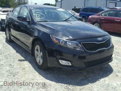 2015 Kia OPTIMA Optima LX, черный — VIN 5XXGM4A78FG355169, Copart