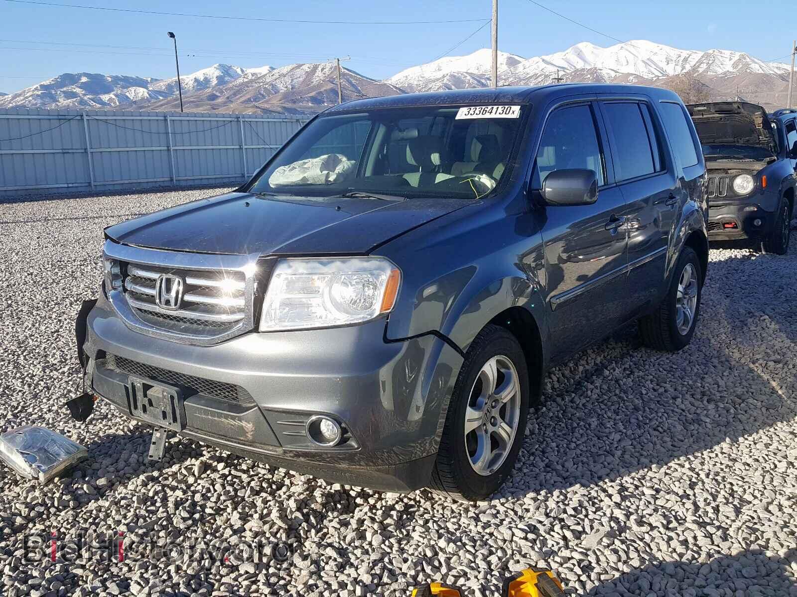2013 HONDA PILOT EX - VIN: 5FNYF4H48DB028099 - Фото 2
