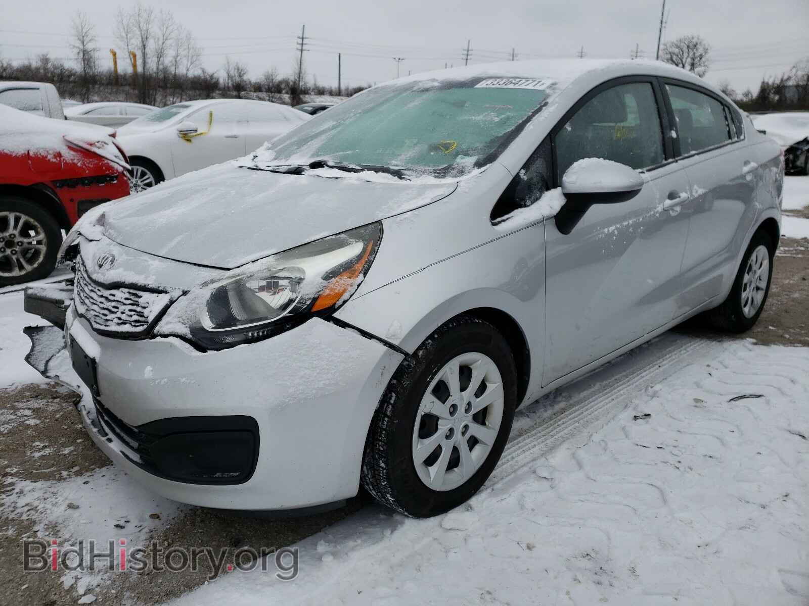 2014 KIA RIO - VIN: KNADM4A32E6349197 - Фото 2