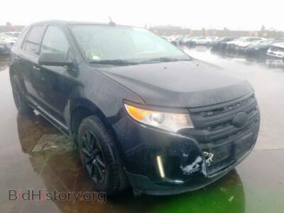 2013 Ford EDGE Edge SEL, black — VIN 2FMDK3J99DBA48459, Copart