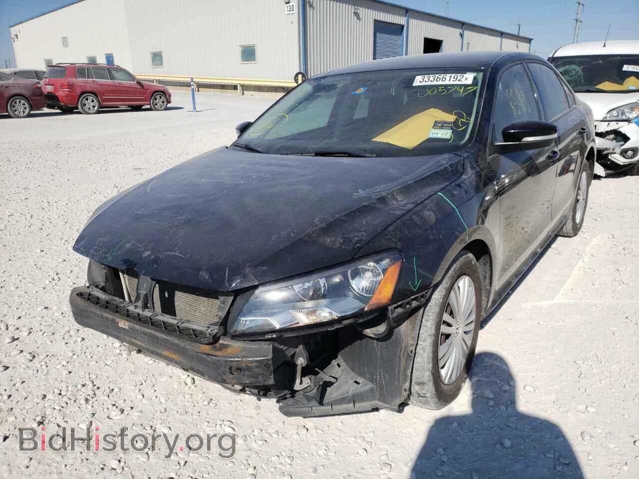2014 VOLKSWAGEN PASSAT - VIN: 1VWAP7A35EC005747 - Фото 2