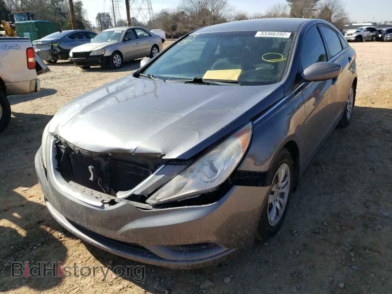 2011 HYUNDAI SONATA - VIN: 5NPEB4AC0BH166539 - Фото 2