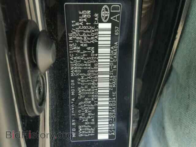 2011 TOYOTA COROLLA - VIN: 2T1BU4EE4BC686724 - Фото 10