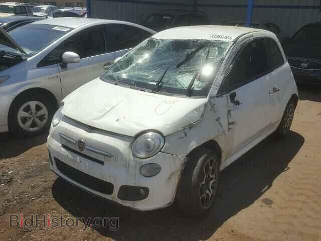 2013 FIAT 500 - VIN: 3C3CFFBR5DT736472 - Фото 2