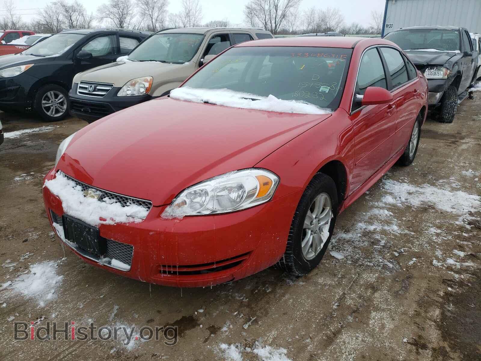 2012 CHEVROLET IMPALA - VIN: 2G1WF5E35C1180232 - Фото 2