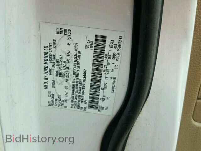 2007 FORD EXPLORER - VIN: 1FMEU64E97UB26567 - Фото 10