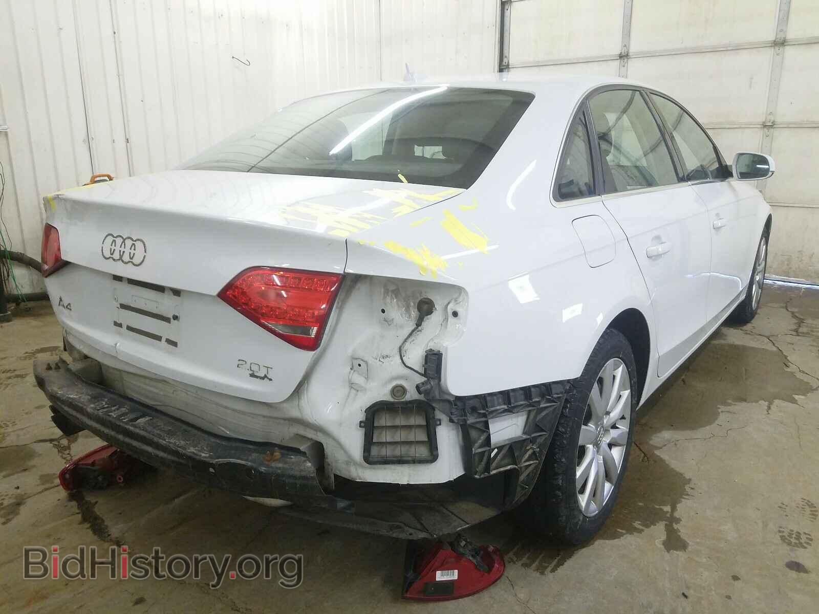 2012 AUDI A4 - VIN: WAUBFAFL5CN005150 - Фото 4