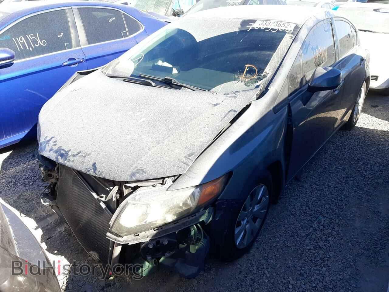 2012 HONDA CIVIC - VIN: 2HGFB2F53CH608289 - Фото 2