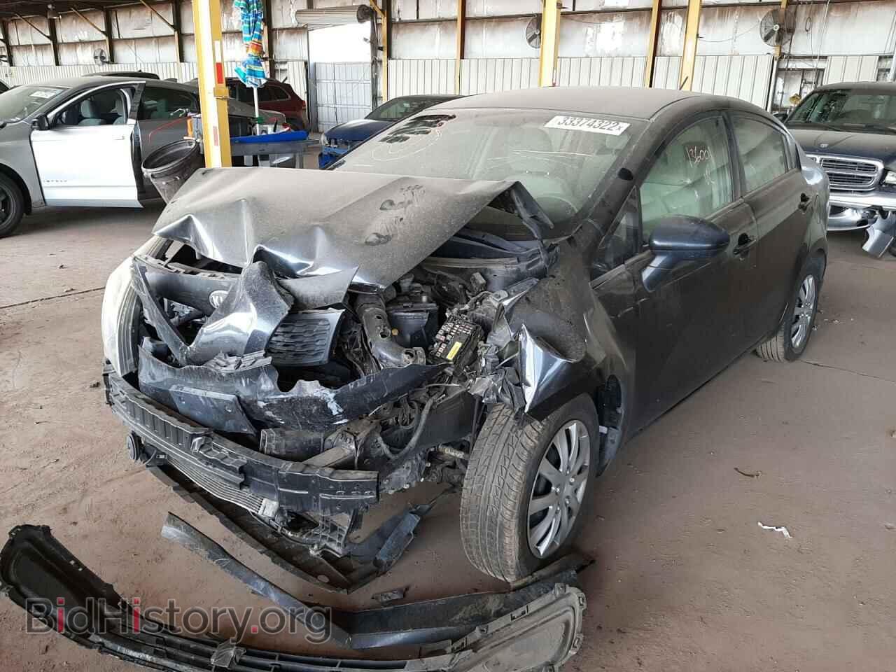 2013 KIA RIO - VIN: KNADM4A35D6291505 - Фото 2