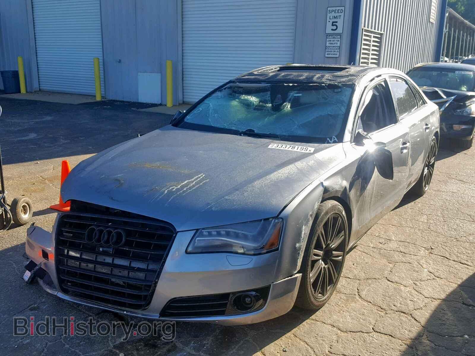 2014 AUDI A8 - VIN: WAURGAFD3EN004926 - Фото 2