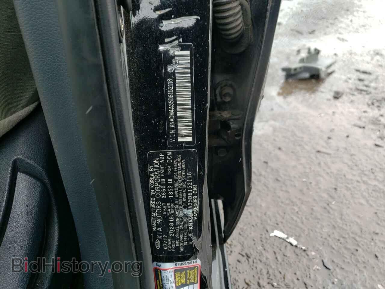 2013 KIA RIO - VIN: KNADM4A35D6152118 - Фото 10