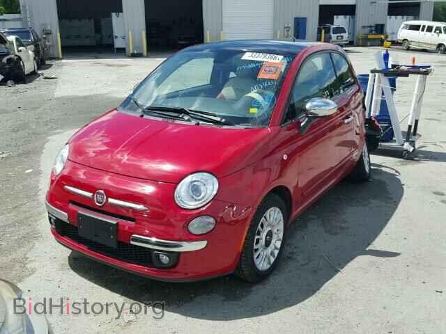 2012 FIAT 500 - VIN: 3C3CFFCR2CT366188 - Фото 2