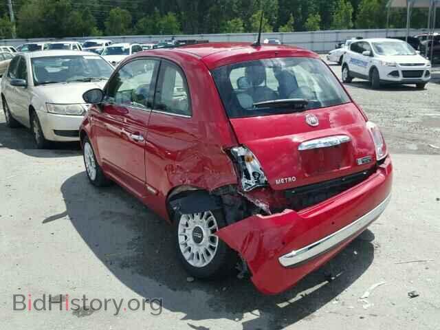 2012 FIAT 500 - VIN: 3C3CFFCR2CT366188 - Фото 3