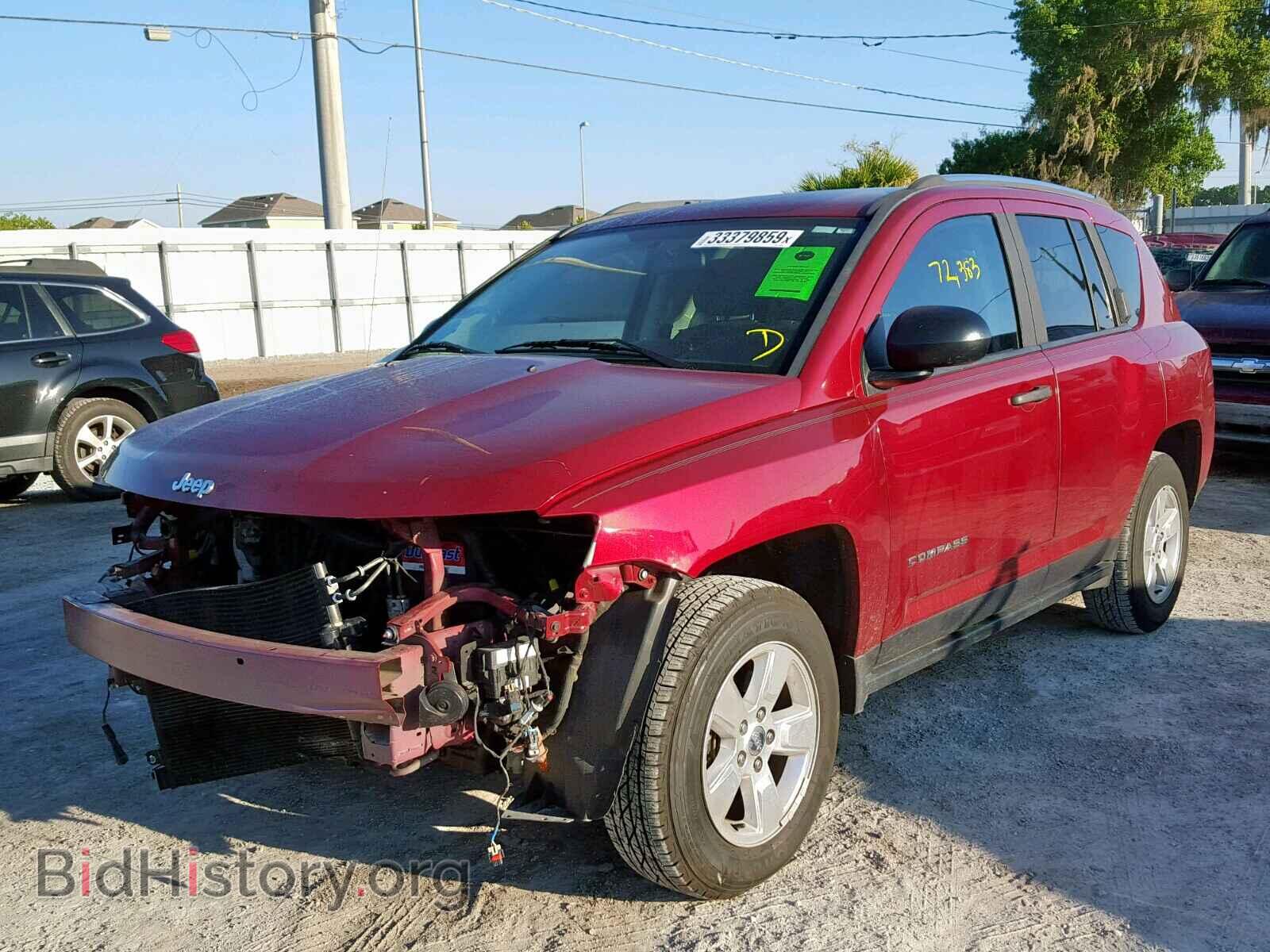 2014 JEEP COMPASS SP - VIN: 1C4NJCBAXED777876 - Фото 2