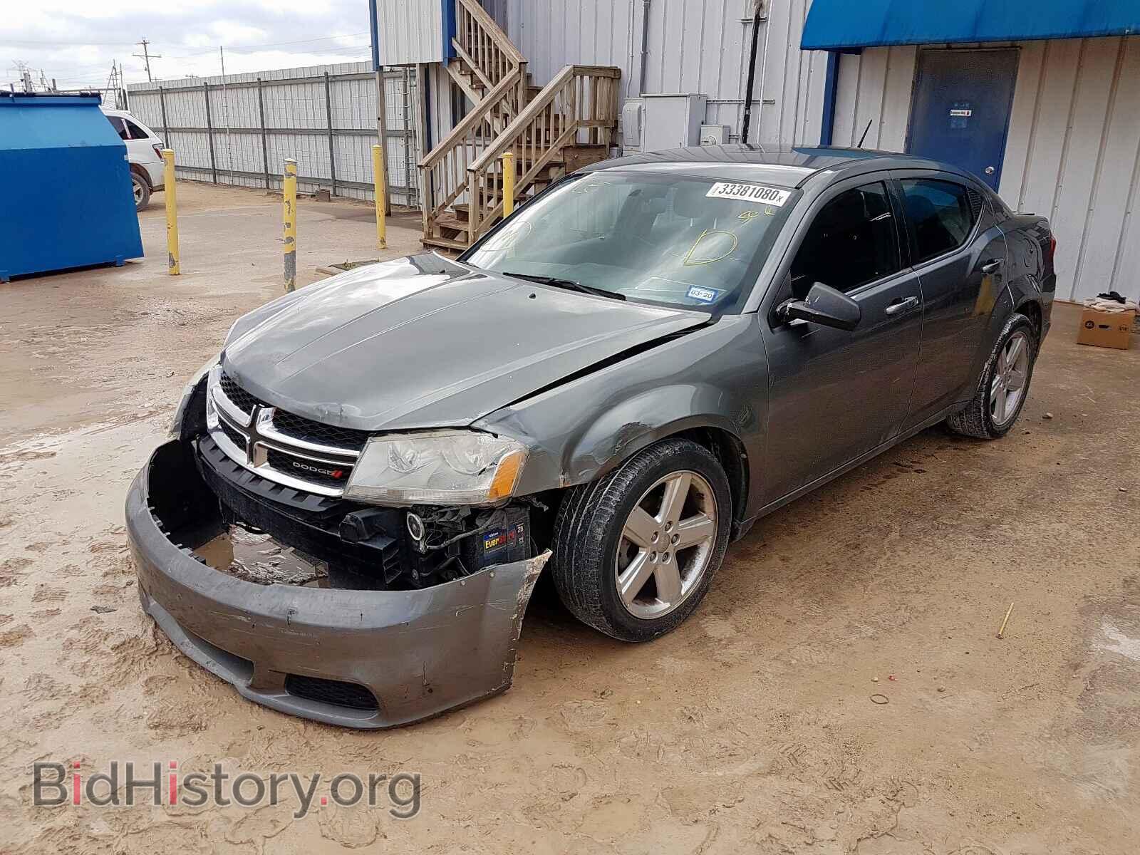 2013 DODGE AVENGER - VIN: 1C3CDZAB3DN607173 - Фото 2