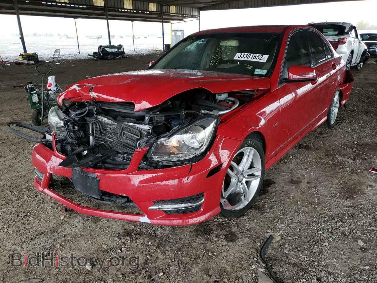 2012 MERCEDES-BENZ C-CLASS - VIN: WDDGF4HB6CA617868 - Фото 2