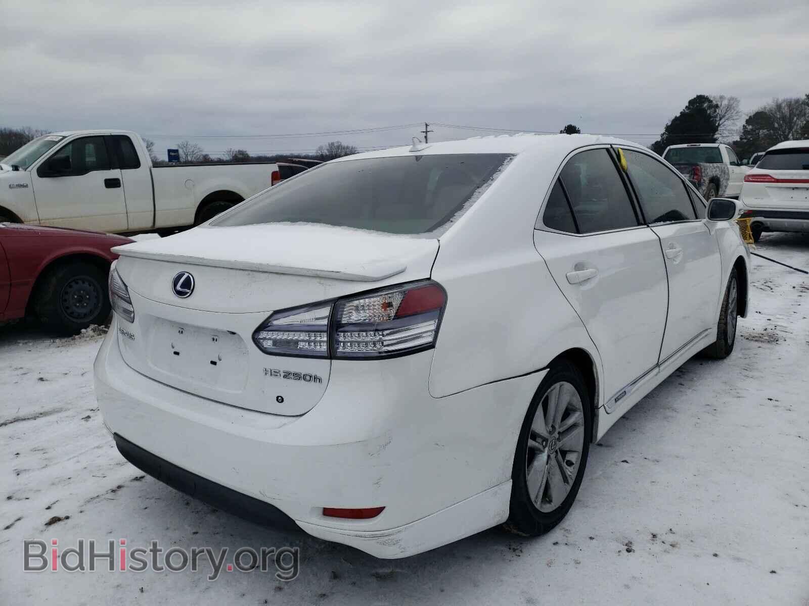 2010 LEXUS HS - VIN: JTHBB1BA2A2001640 - Фото 4
