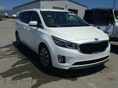 2015 Kia SEDONA Sedona EX/, white — VIN KNDMC5C19F6033580, Copart