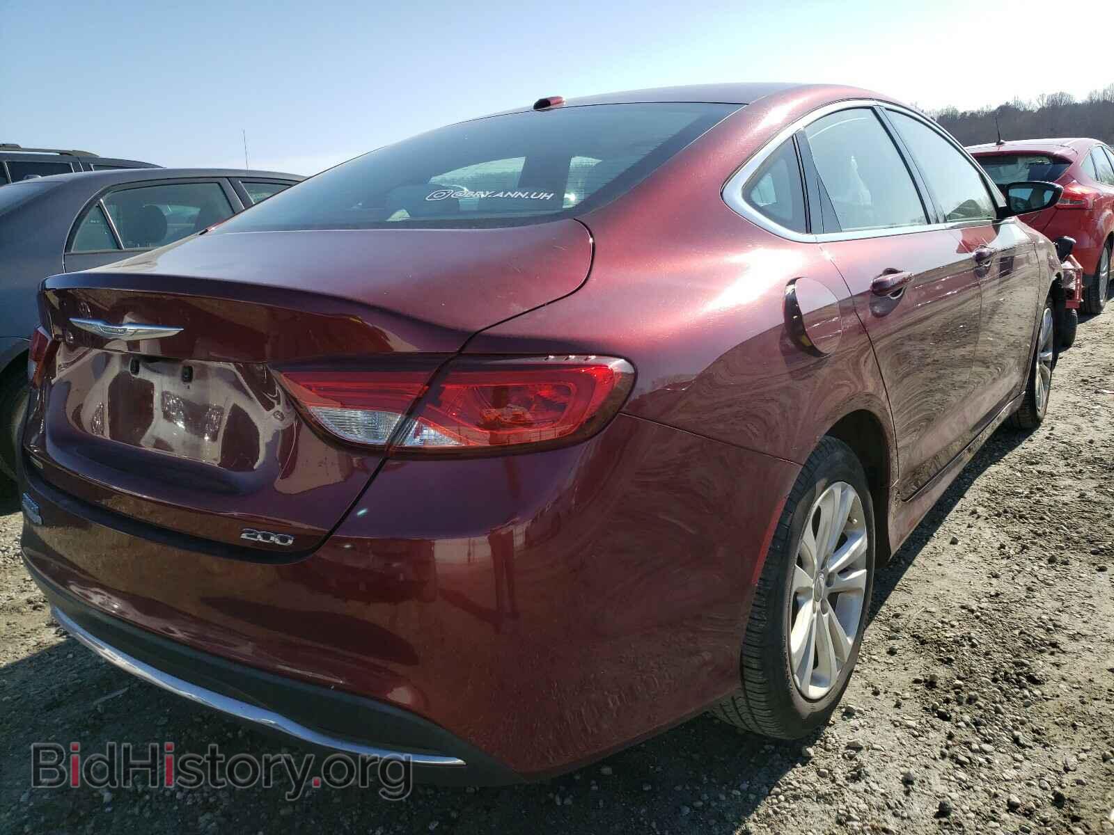 2015 CHRYSLER 200 - VIN: 1C3CCCAB3FN674844 - Photo 4