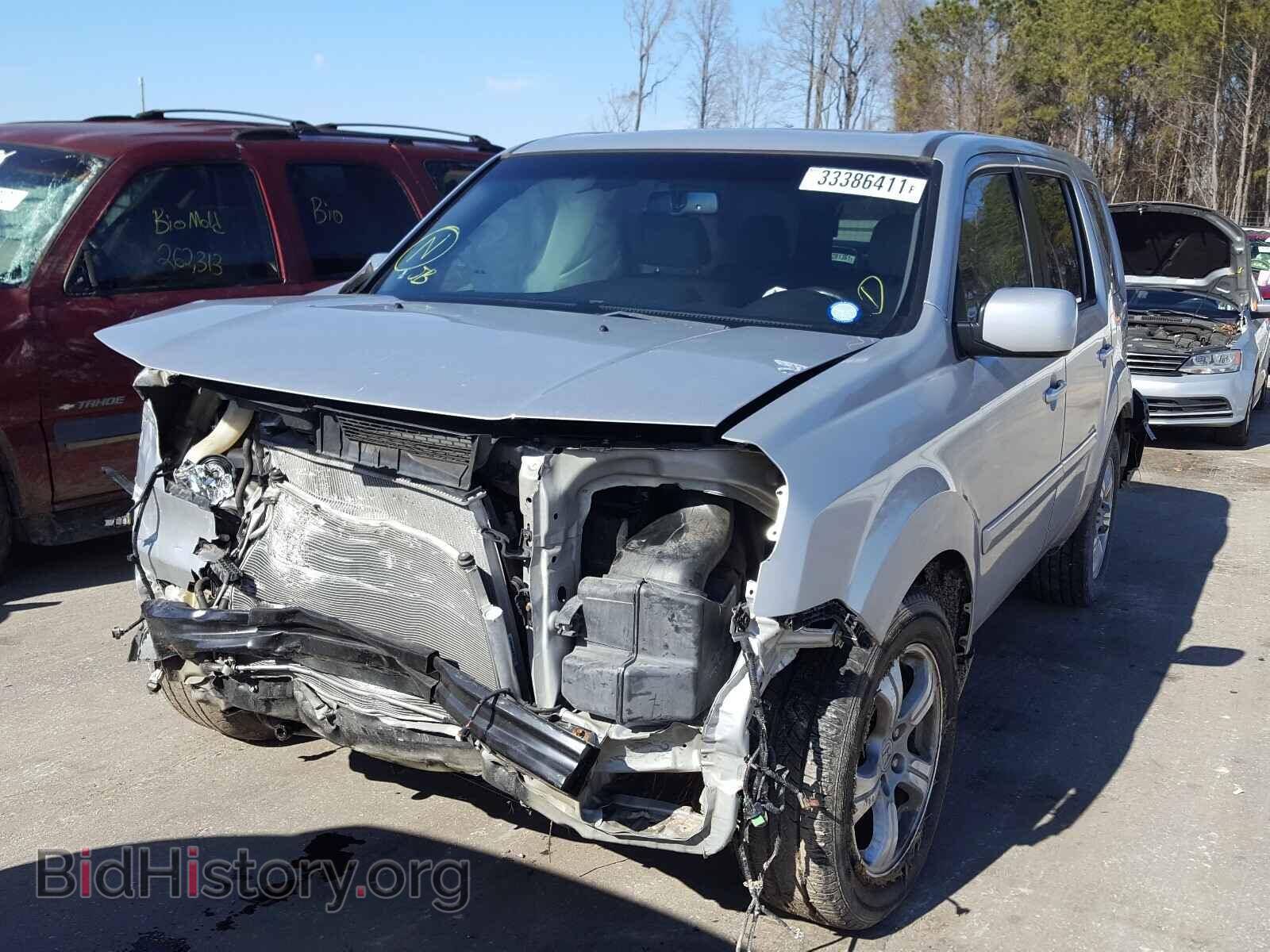 2012 HONDA PILOT - VIN: 5FNYF3H5XCB018403 - Фото 2