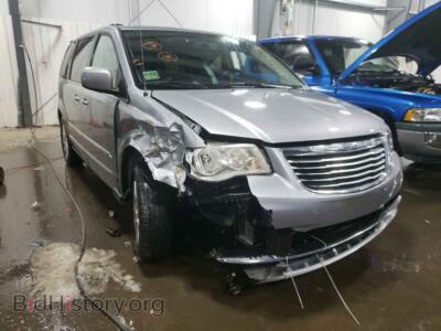 2014 Chrysler MINIVAN Town & COU, серебристый — VIN 2C4RC1BG9ER271778, Copart