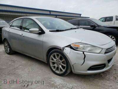 2013 Dodge DART Dart SXT, серебристый — VIN 1C3CDFBA2DD318344, Copart