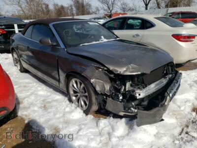 2014 Audi A5 A5 PREMIUM, brown — VIN WAUCFAFH4EN014442, Copart