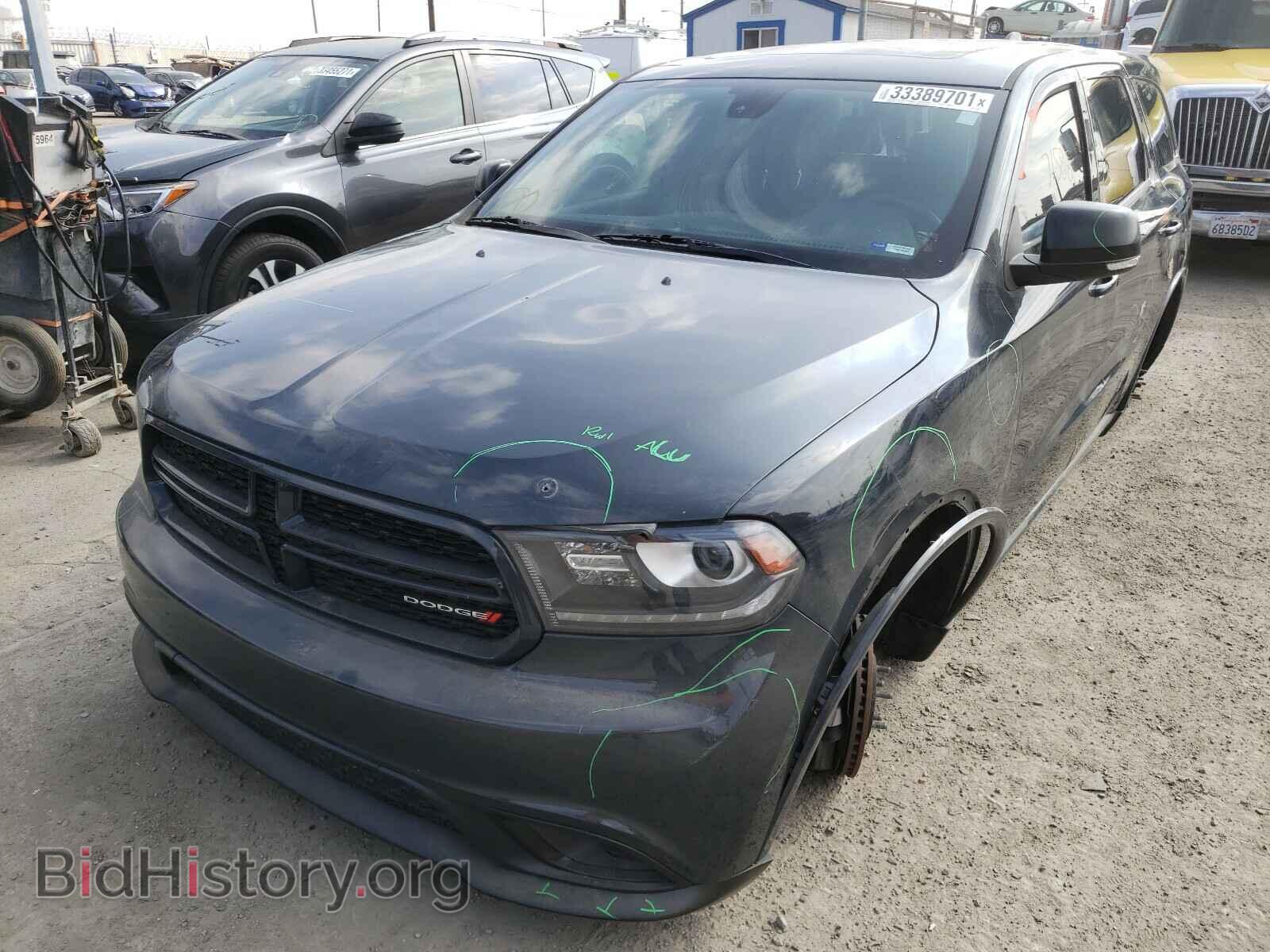 2017 DODGE DURANGO - VIN: 1C4SDHCT3HC869784 - Фото 2