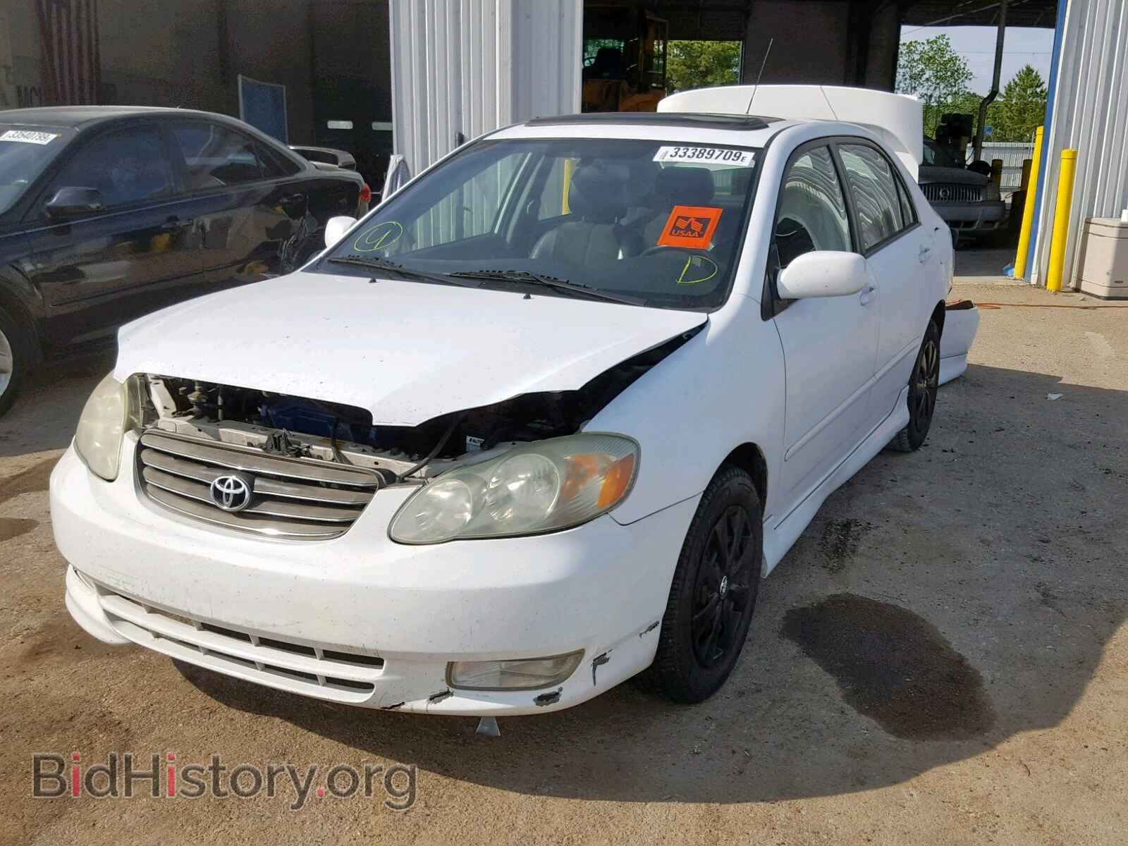 2003 TOYOTA COROLLA - VIN: 2T1BR32E63C100574 - Фото 2