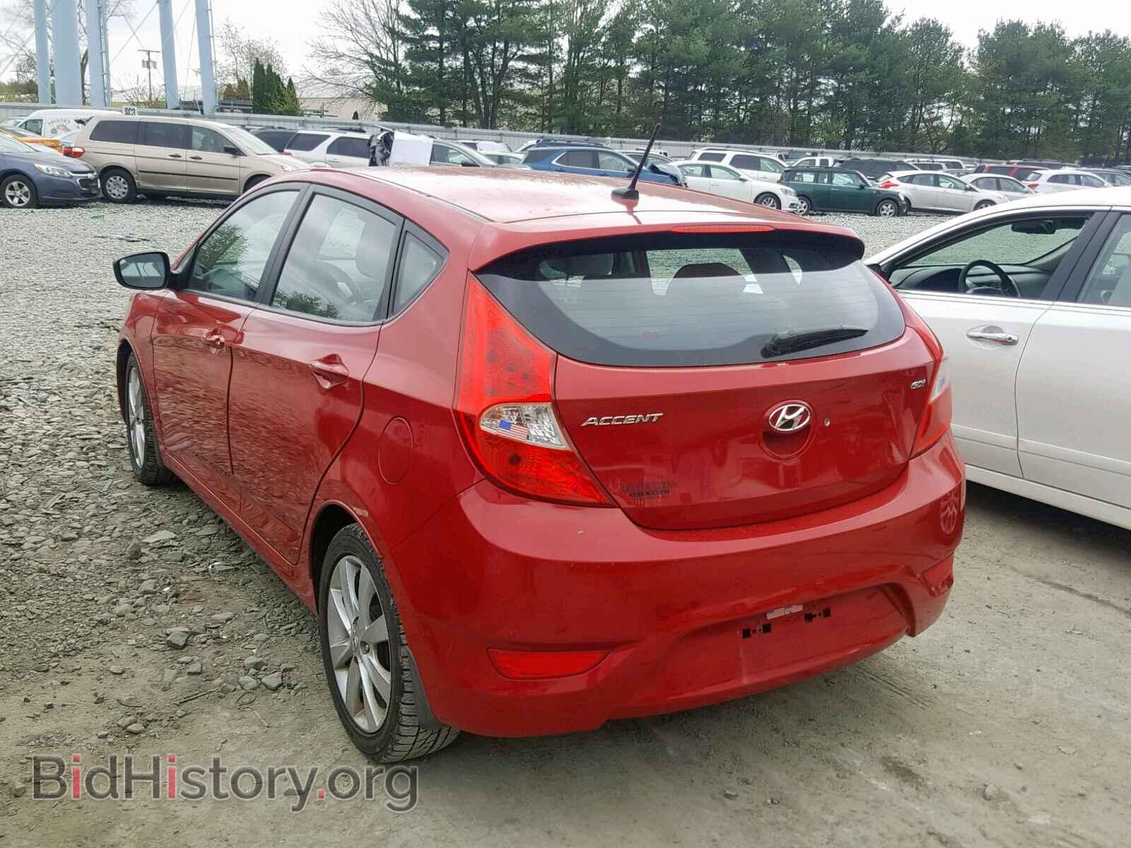 2012 HYUNDAI ACCENT - VIN: KMHCU5AE0CU037700 - Фото 3