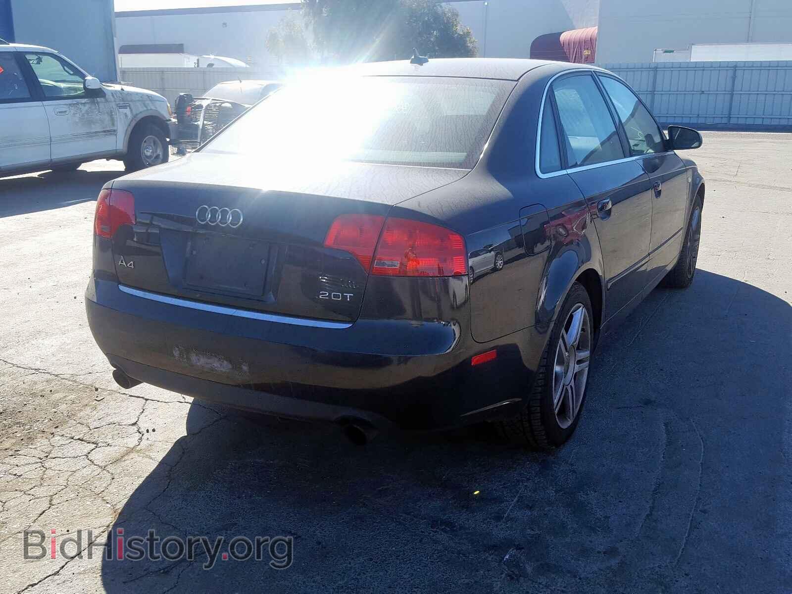 2007 AUDI A4 - VIN: WAUAF78EX7A162053 - Фото 4