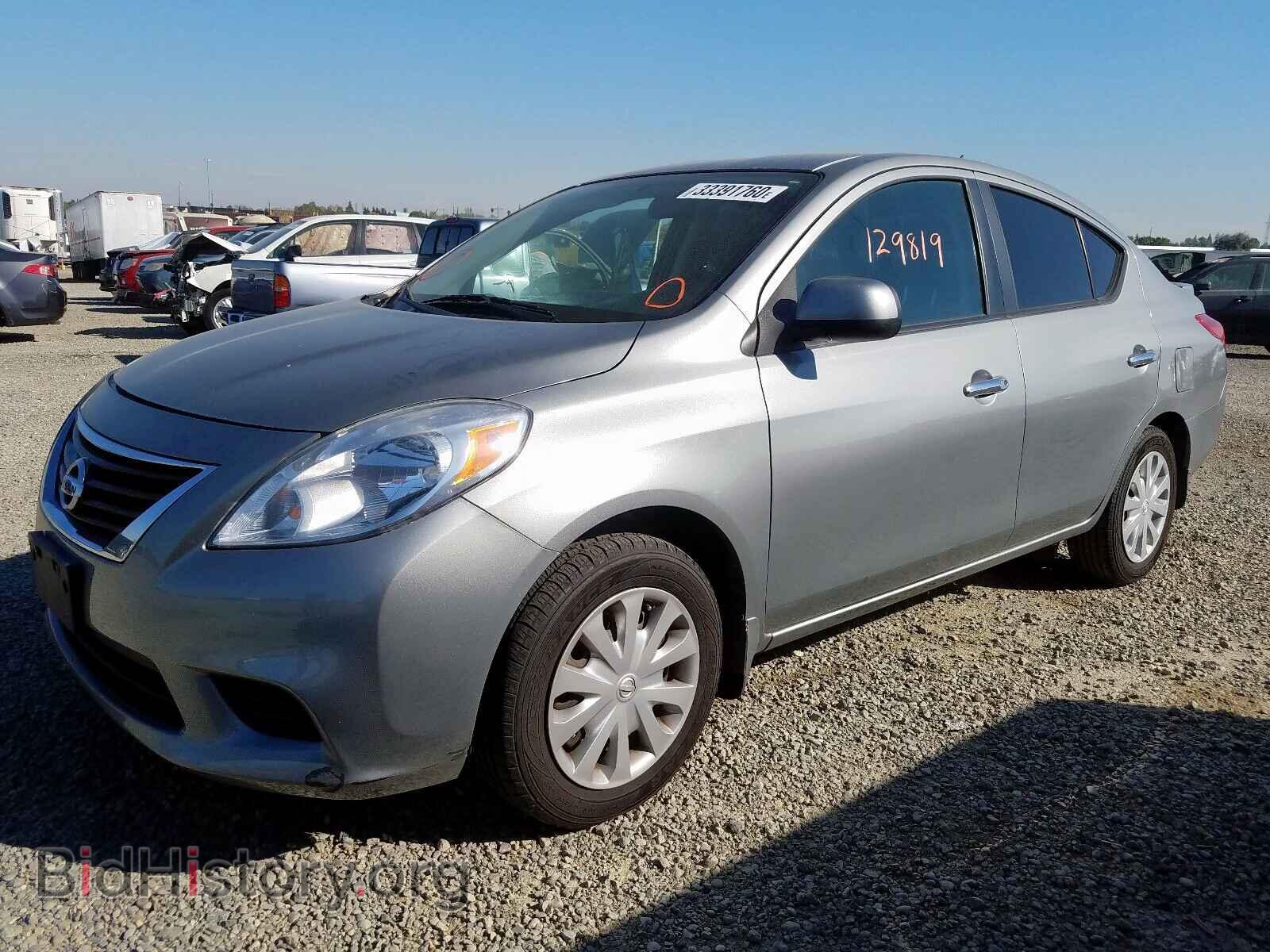2013 NISSAN VERSA - VIN: 3N1CN7AP3DL887527 - Фото 2