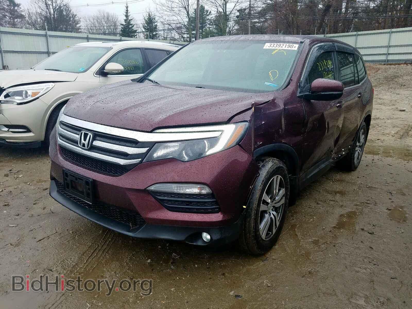 2016 HONDA PILOT - VIN: 5FNYF6H53GB024261 - Фото 2