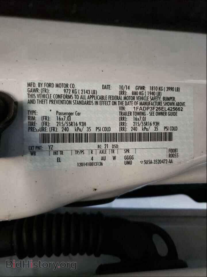 2014 FORD FOCUS - VIN: 1FADP3F26EL425662 - Photo 10