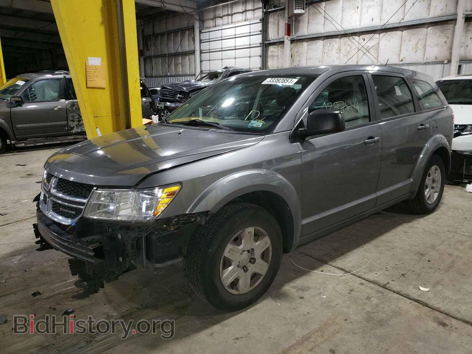 2012 DODGE JOURNEY - VIN: 3C4PDCAB6CT199650 - Фото 2