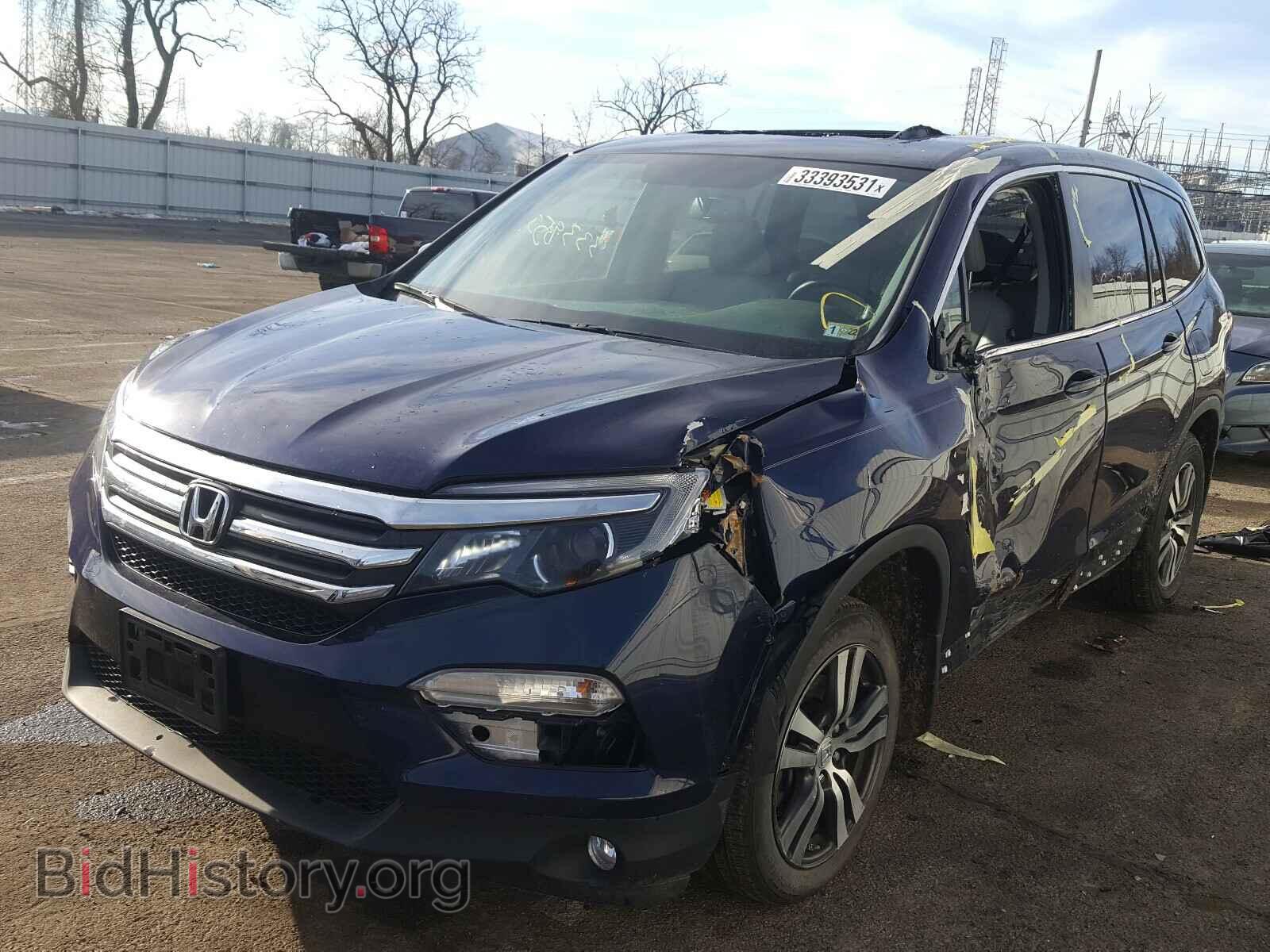2017 HONDA PILOT - VIN: 5FNYF5H59HB043070 - Фото 2