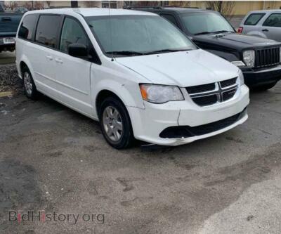 2012 Dodge GRAND CARA, белый — VIN 2C4RDGBG6CR333778, Copart