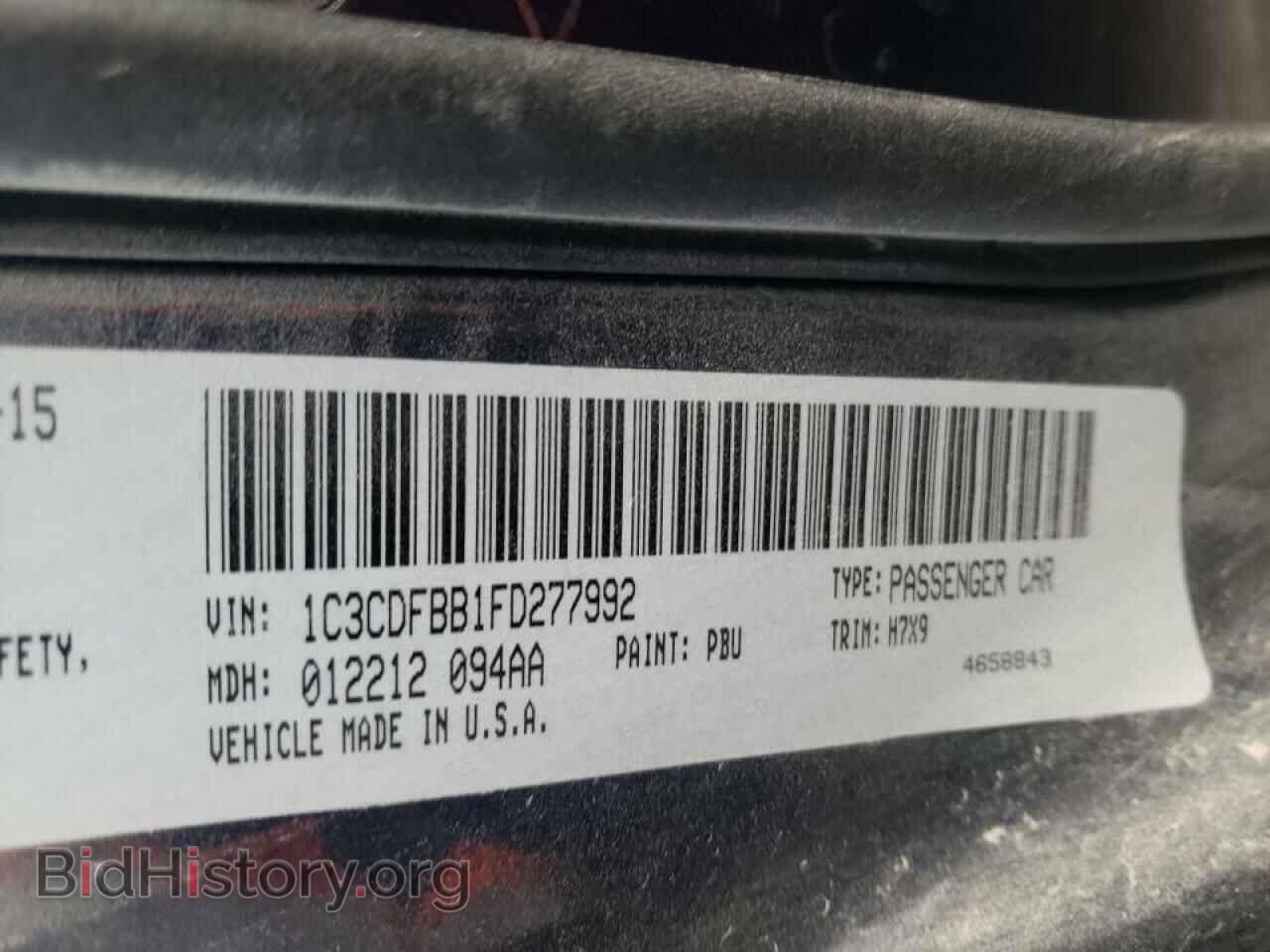 2015 DODGE DART - VIN: 1C3CDFBB1FD277992 - Фото 10
