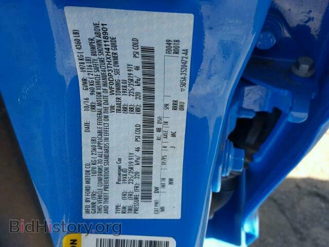 2017 FORD FOCUS - VIN: WF0DP3THXH4118901 - Фото 10