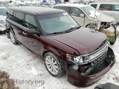 2018 Ford FLEX FLEX SEL, бордовый — VIN 2FMHK6C8XJBA00682, Copart