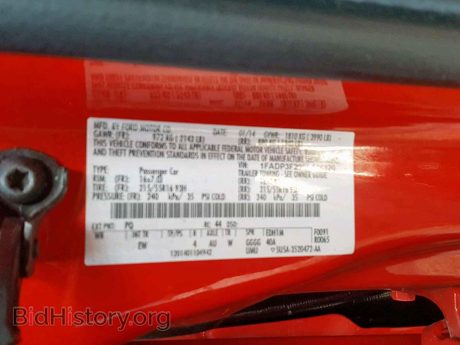 2014 FORD FOCUS SE - VIN: 1FADP3F29EL245320 - Фото 10