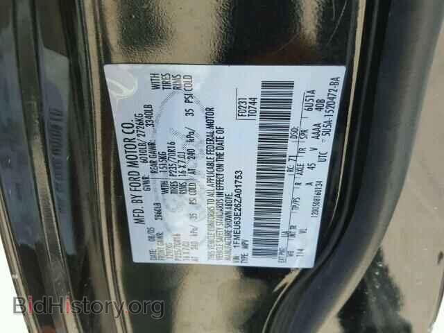2006 FORD EXPLORER - VIN: 1FMEU63E26ZA01753 - Фото 10