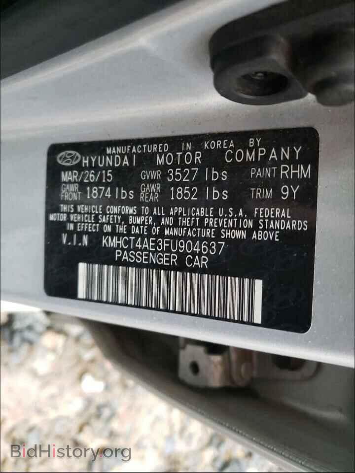 2015 HYUNDAI ACCENT - VIN: KMHCT4AE3FU904637 - Фото 10