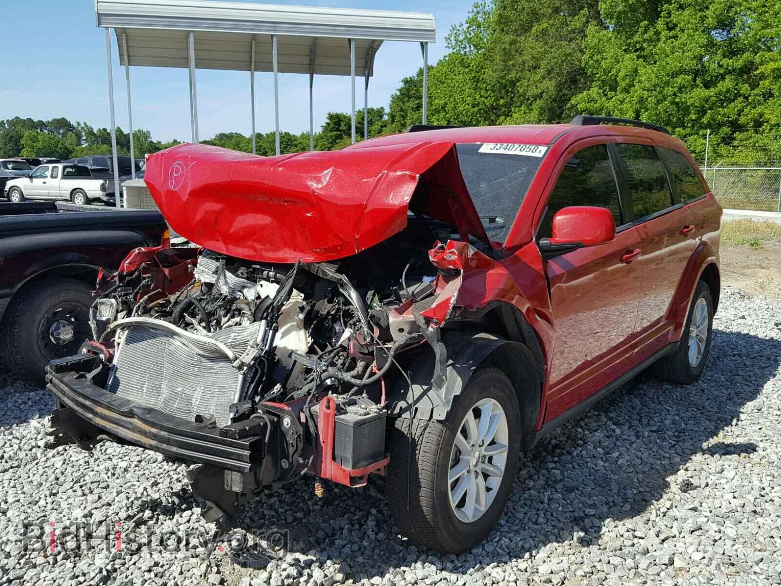 2013 DODGE JOURNEY - VIN: 3C4PDCBG3DT592209 - Фото 2