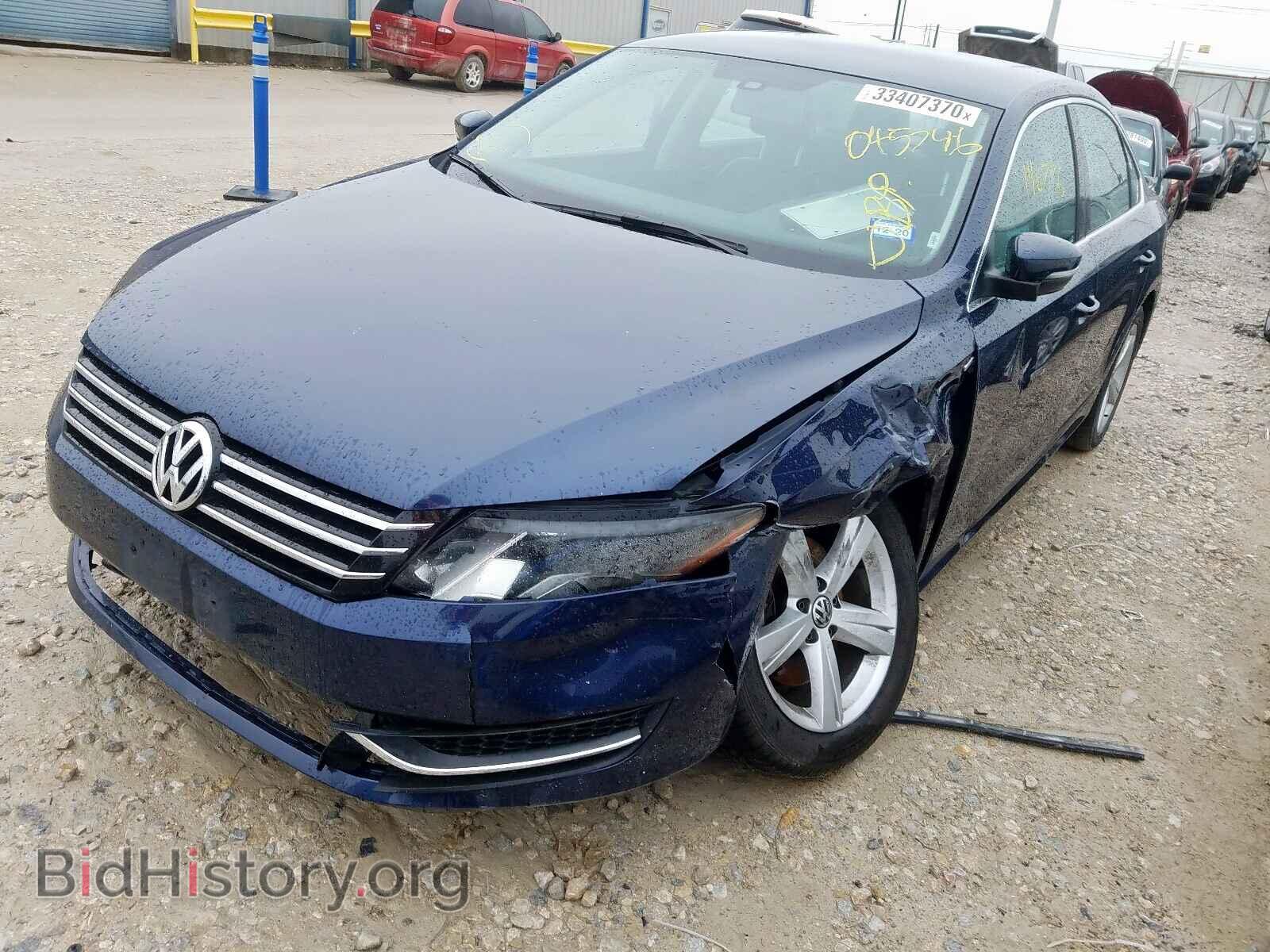 2014 VOLKSWAGEN PASSAT - VIN: 1VWAT7A30EC045746 - Фото 2