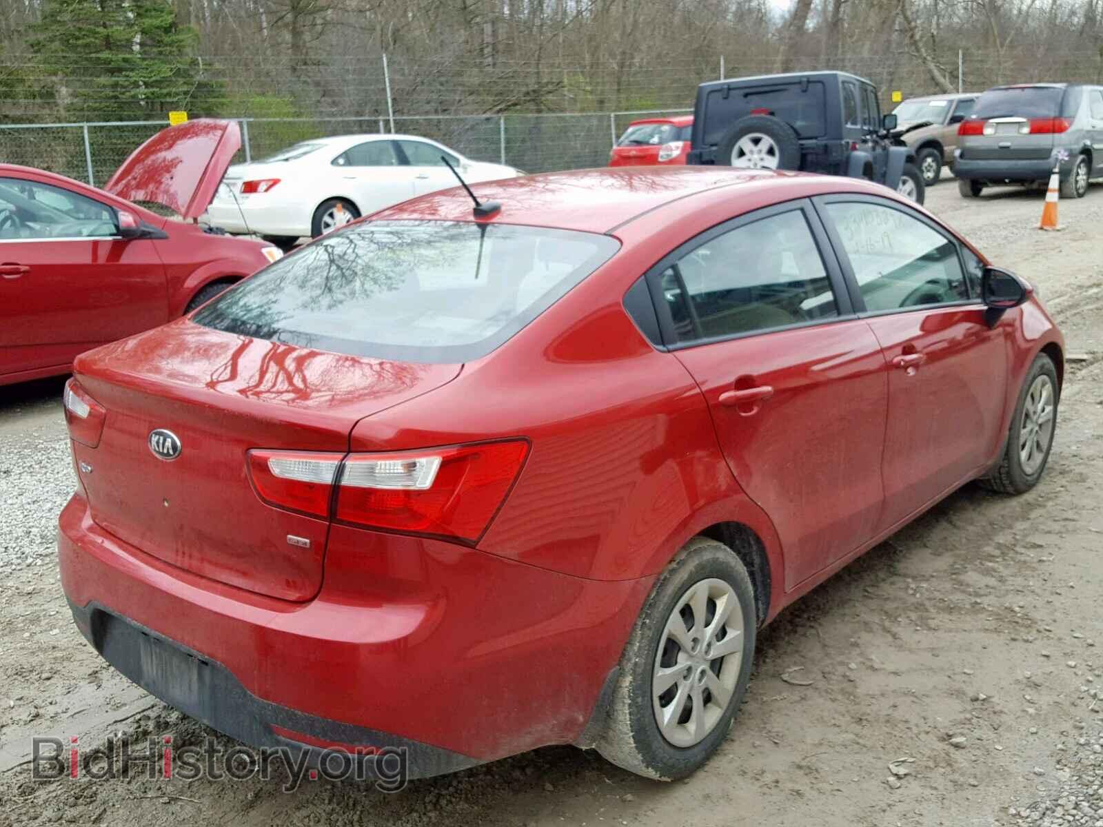 2014 KIA RIO - VIN: KNADM4A32E6324834 - Фото 4