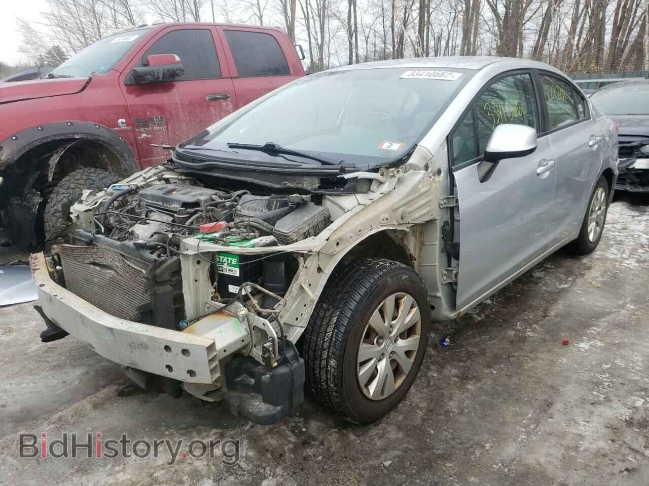 2012 HONDA CIVIC - VIN: 2HGFB2F54CH308583 - Фото 2