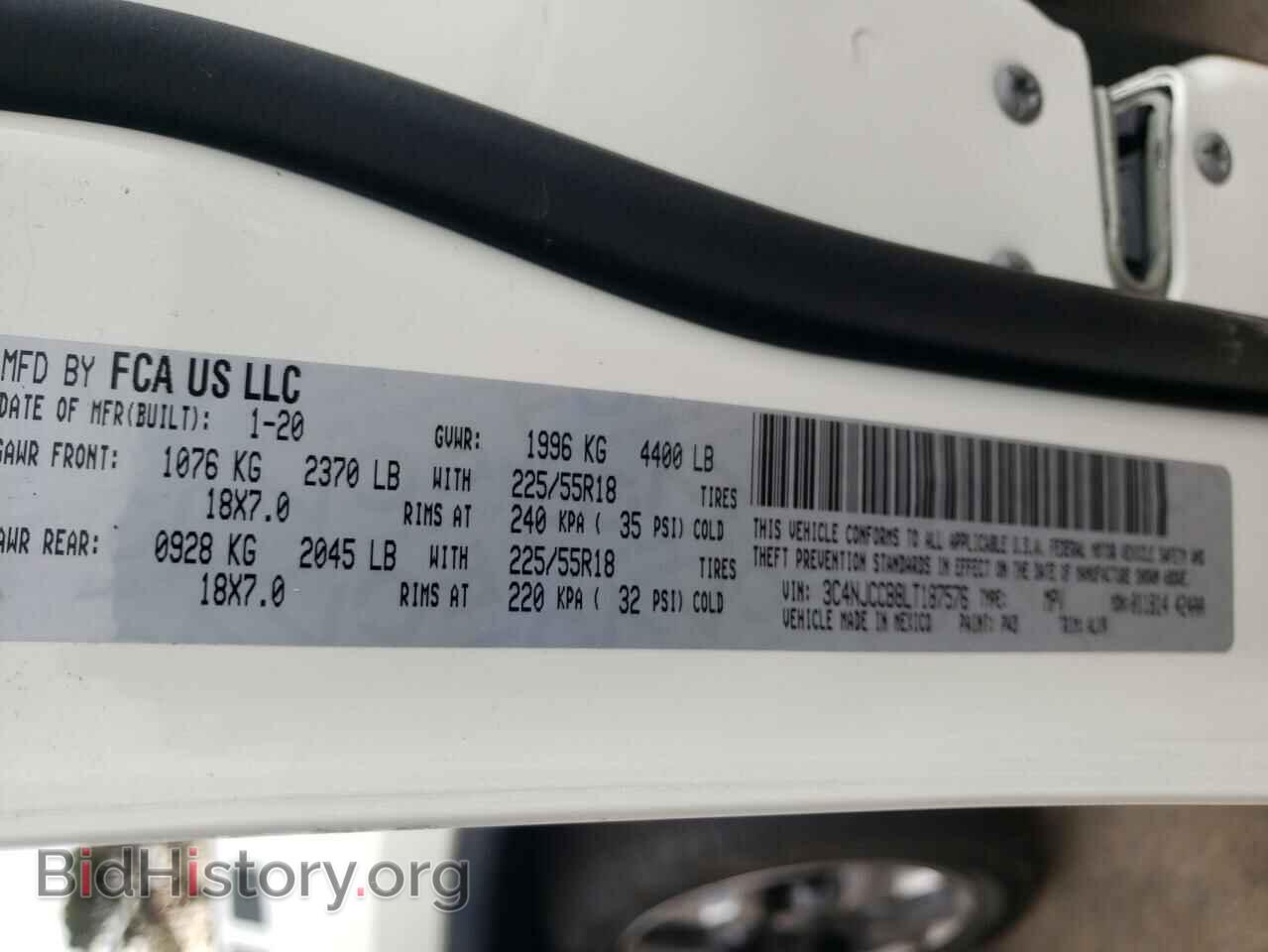2020 JEEP COMPASS - VIN: 3C4NJCCB8LT187576 - Photo 10