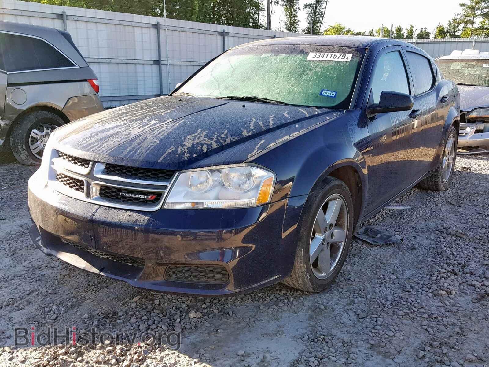 2013 DODGE AVENGER - VIN: 1C3CDZAB2DN658180 - Фото 2